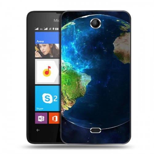 Дизайнерский силиконовый чехол для Microsoft Lumia 430 Dual SIM Земля