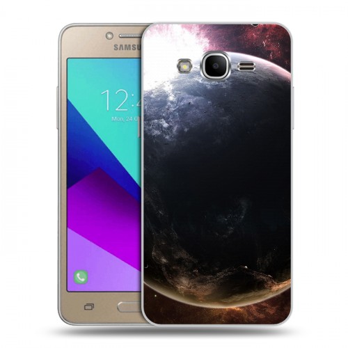 Дизайнерский силиконовый с усиленными углами чехол для Samsung Galaxy J2 Prime Земля