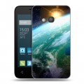 Дизайнерский силиконовый чехол для Alcatel One Touch Pixi 4 (4) Земля
