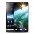 Дизайнерский пластиковый чехол для Sony Xperia S Земля