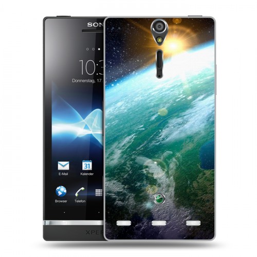 Дизайнерский пластиковый чехол для Sony Xperia S Земля