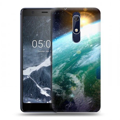 Дизайнерский пластиковый чехол для Nokia 5.1 Земля