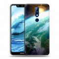 Дизайнерский силиконовый чехол для Nokia 5.1 Plus Земля