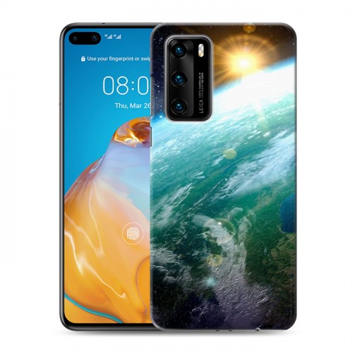 Дизайнерский пластиковый чехол для Huawei P40 Земля