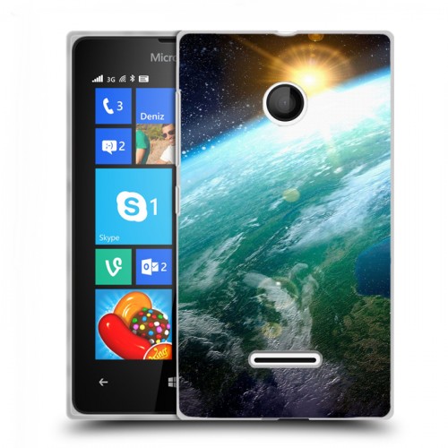 Дизайнерский пластиковый чехол для Microsoft Lumia 435 Земля