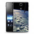 Дизайнерский пластиковый чехол для Sony Xperia TX Земля