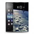 Дизайнерский пластиковый чехол для Sony Xperia acro S Земля