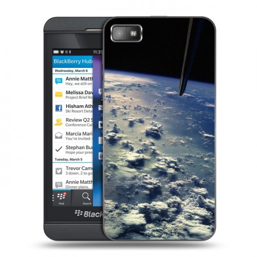 Дизайнерский пластиковый чехол для BlackBerry Z10 Земля