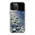 Дизайнерский силиконовый с усиленными углами чехол для Iphone 14 Pro Max Земля