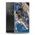 Дизайнерский пластиковый чехол для Sony Xperia L1 Космонавт