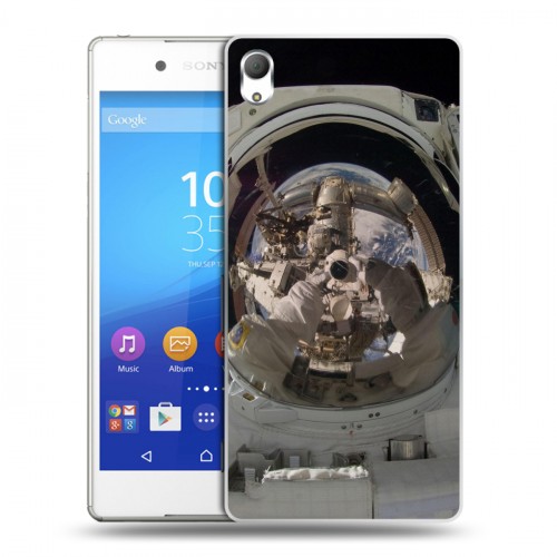 Дизайнерский пластиковый чехол для Sony Xperia Z3+ Космонавт