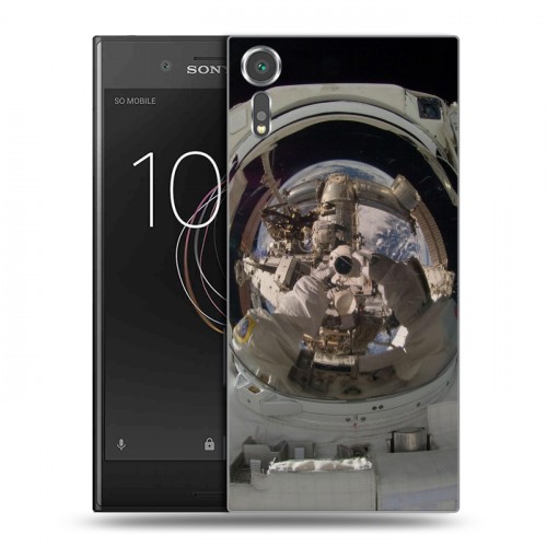 Дизайнерский пластиковый чехол для Sony Xperia XZs Космонавт