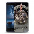 Дизайнерский пластиковый чехол для Nokia 8 Космонавт