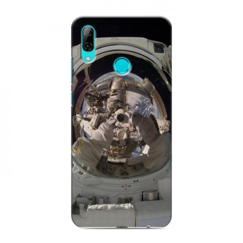 Дизайнерский пластиковый чехол для Huawei P Smart (2019) Космонавт