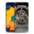 Дизайнерский силиконовый чехол для Samsung Galaxy A30 Космонавт