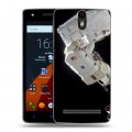 Дизайнерский силиконовый чехол для Wileyfox Storm Космонавт