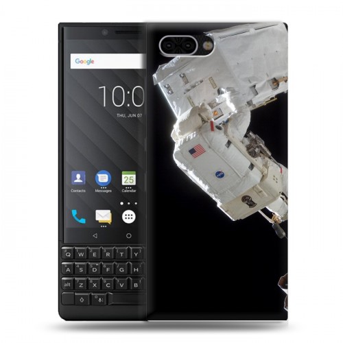 Дизайнерский пластиковый чехол для BlackBerry KEY2 Космонавт