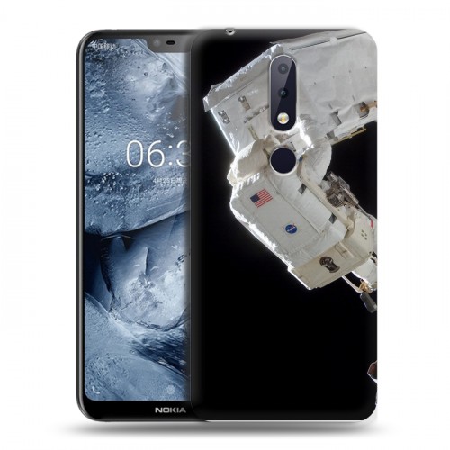 Дизайнерский пластиковый чехол для Nokia 6.1 Plus Космонавт