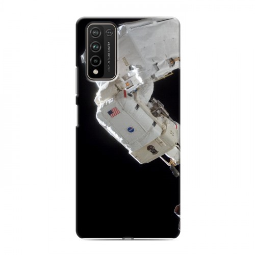 Дизайнерский пластиковый чехол для Huawei Honor 10X Lite Космонавт