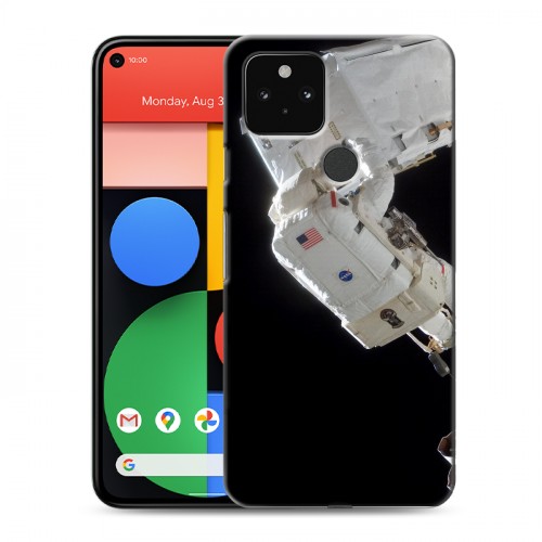 Дизайнерский пластиковый чехол для Google Pixel 5 Космонавт