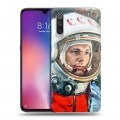 Дизайнерский силиконовый с усиленными углами чехол для Xiaomi Mi9 Космонавт