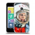 Дизайнерский пластиковый чехол для Nokia Lumia 530 Космонавт