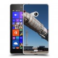 Дизайнерский пластиковый чехол для Microsoft Lumia 540 Космодром