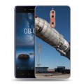 Дизайнерский пластиковый чехол для Nokia 8 Космодром