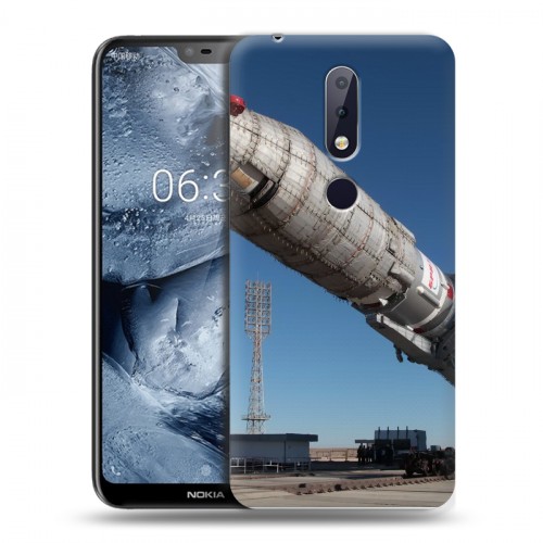 Дизайнерский пластиковый чехол для Nokia 6.1 Plus Космодром