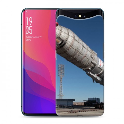 Дизайнерский силиконовый чехол для OPPO Find X Космодром