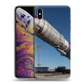 Дизайнерский силиконовый чехол для Iphone Xs Max Космодром