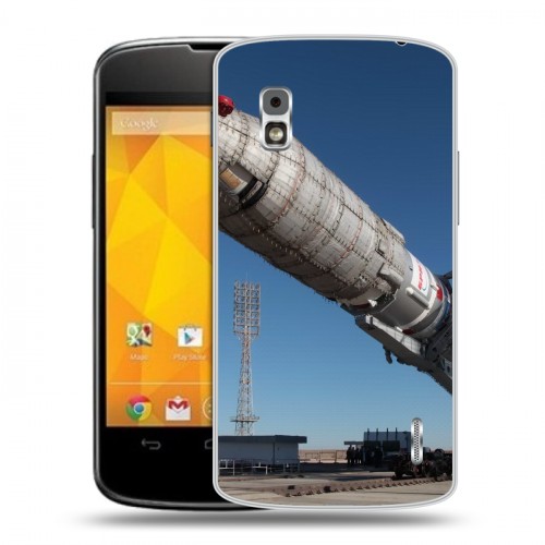 Дизайнерский пластиковый чехол для LG Google Nexus 4 Космодром