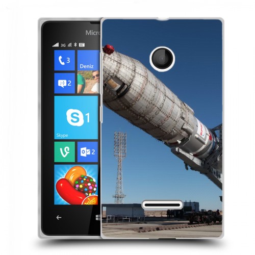 Дизайнерский пластиковый чехол для Microsoft Lumia 435 Космодром