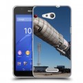 Дизайнерский пластиковый чехол для Sony Xperia E4g Космодром