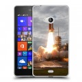 Дизайнерский пластиковый чехол для Microsoft Lumia 540 Космодром