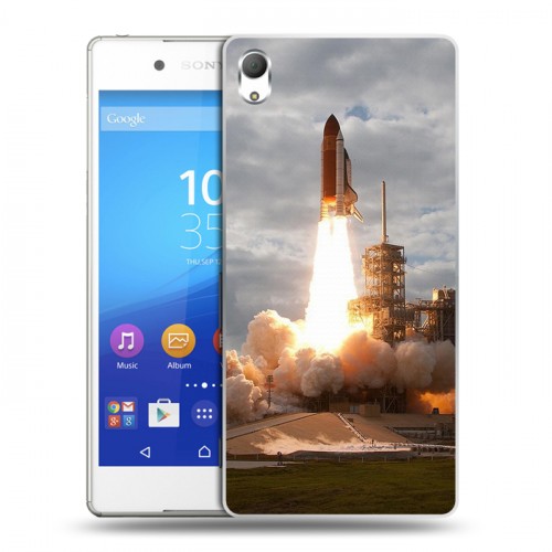 Дизайнерский пластиковый чехол для Sony Xperia Z3+ Космодром