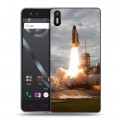 Дизайнерский пластиковый чехол для BQ Aquaris X5 Космодром