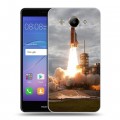 Дизайнерский пластиковый чехол для Huawei Y3 (2017) Космодром