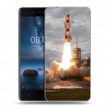 Дизайнерский пластиковый чехол для Nokia 8 Космодром