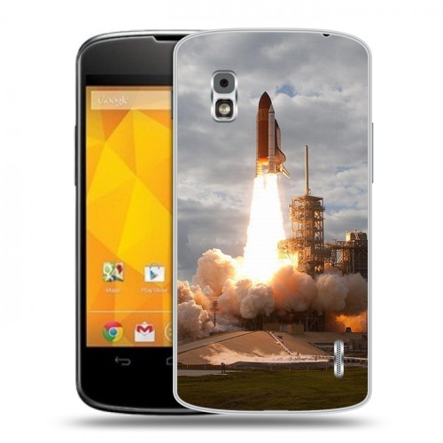 Дизайнерский пластиковый чехол для LG Google Nexus 4 Космодром