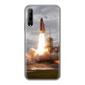 Дизайнерский силиконовый чехол для Huawei Y9s Космодром