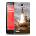 Дизайнерский пластиковый чехол для Xiaomi RedMi Note Космодром