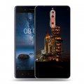 Дизайнерский пластиковый чехол для Nokia 8 Космодром