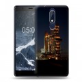 Дизайнерский пластиковый чехол для Nokia 5.1 Космодром