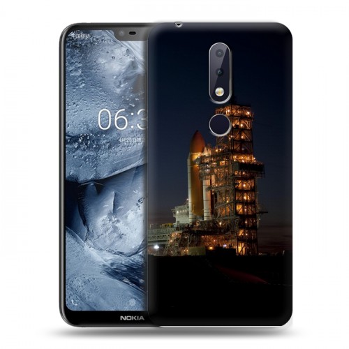 Дизайнерский силиконовый чехол для Nokia 6.1 Plus Космодром