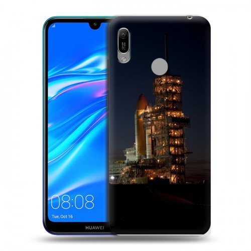 Дизайнерский пластиковый чехол для Huawei Y6 (2019) Космодром