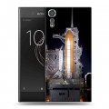 Дизайнерский пластиковый чехол для Sony Xperia XZs Космодром