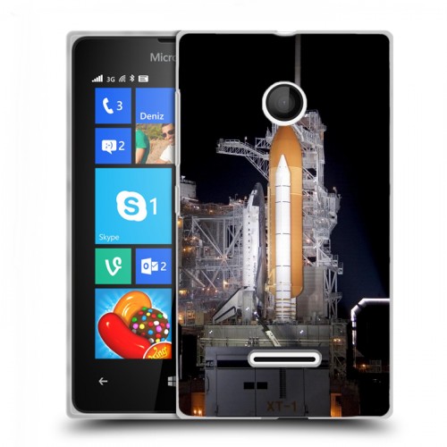 Дизайнерский пластиковый чехол для Microsoft Lumia 435 Космодром
