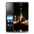 Дизайнерский пластиковый чехол для Sony Xperia TX Космодром