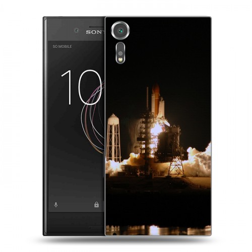 Дизайнерский пластиковый чехол для Sony Xperia XZs Космодром